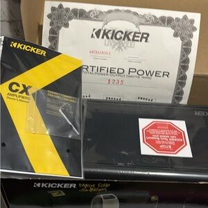 Kickers CXA 1200.1 Amplifier